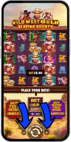 Change your bet amount