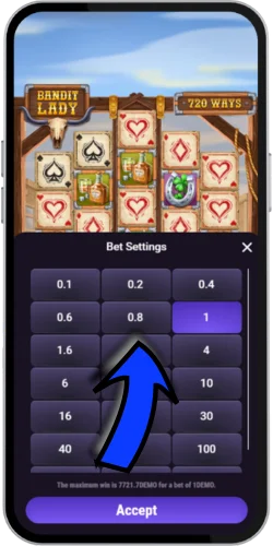 Set your bet