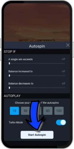 Turn on Autospins