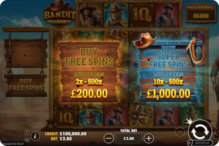 Bandit Megaways Slot Features and Free Spins